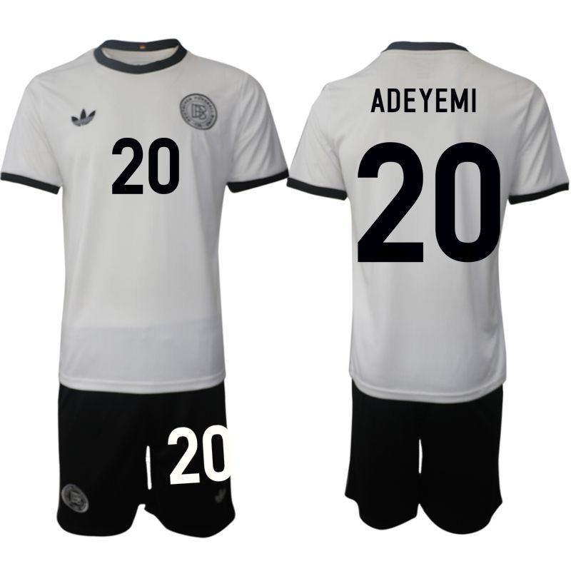 Men 2025-2026 Season Germany home white #20 Soccer Jersey